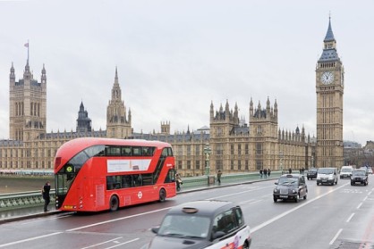 تصاویری زیبا از اتوبوس‌های دو طبقه هیبریدی جدید لندن