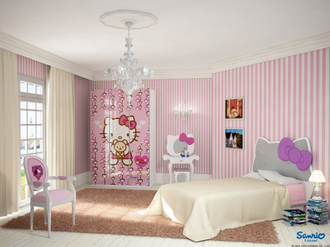 Pink Hello Kitty room