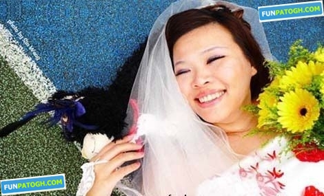 مراسم عجیب ازدواج زنی بخاطر کمبود خواستگار + عکس