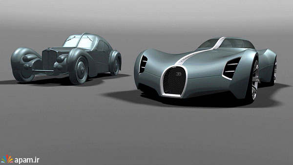 بوگاتی,اتومبیل های لوکس,Bugatti Aerolithe,apam.ir