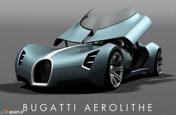 بوگاتی,اتومبیل های لوکس,Bugatti Aerolithe,apam.ir