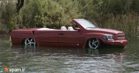 اتومبیل های مدرن,Custom Car Drives on Water,apam.ir