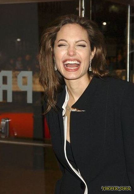 چهره های بامزه و خنده دار از آنجلینا جولی