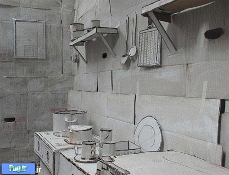  ایده های خلاقانه,Apartment made from Paper