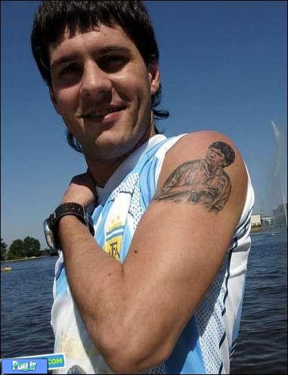 برادر مسی تصویر مسی را روی بازویش تتو کرده+عکس
