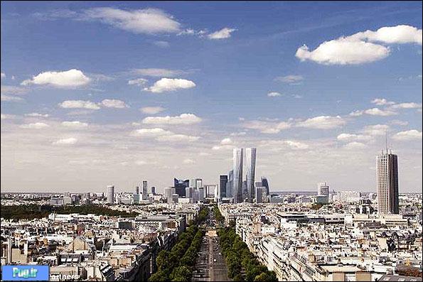 تصاویر طرحهای برج دوقلوی پاریس