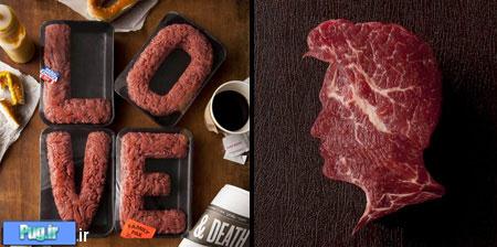 آثار هنری دیدنی,Meat Art