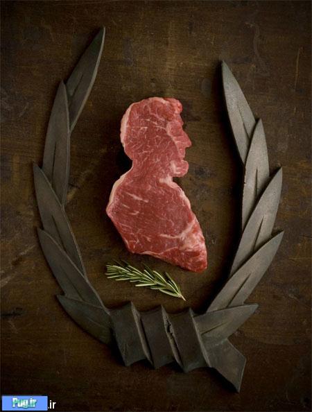 آثار هنری دیدنی,Meat Art