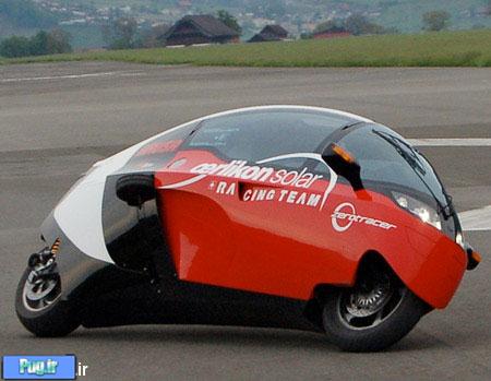 عکس موتور سیکلت,Fully Enclosed Electric Motorcycle
