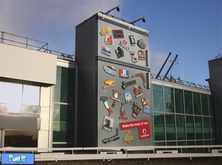 Vodafone Building Advertisement