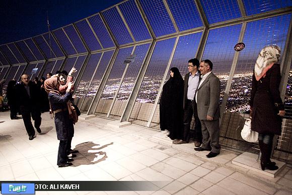  تصاویر/ نمای تهران از فراز برج میلاد