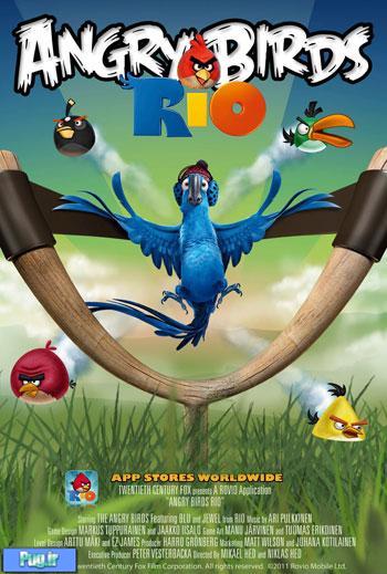 بازی جديد فوق العاده زيبا و اعتیاد آور پرندگان خشمگین در ریو Angry Birds Rio v1.4.4