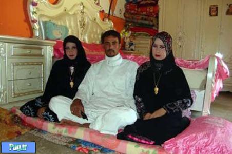 مرد عراقی در یک شب با دو دختر ازدواج کرد / عکس