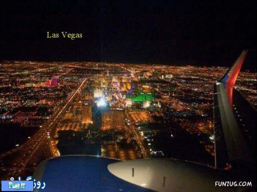 نمای شهرهای مختلف از هواپیما!+تصاویر