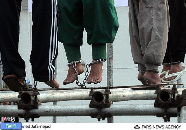 تصاویر: اجرای حکم اعدام 4 متجاوز به عنف 