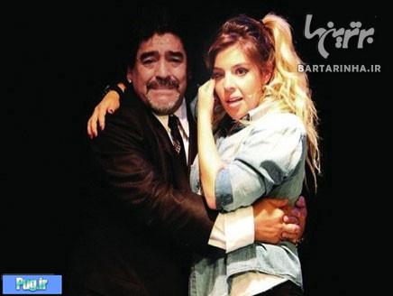 مارادونا: به خواستگاری دخترم بیایید!+عکس 