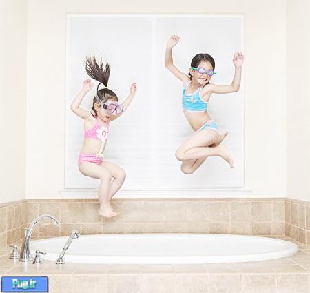 عکاسی های جالب از دو دختر