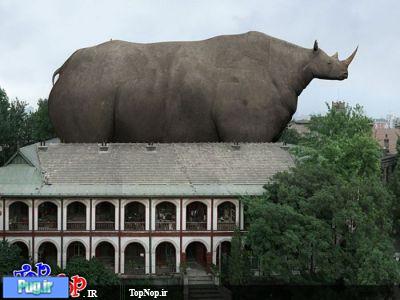مجسمه های بزرگ از حیوانات
