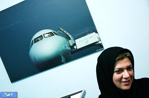 گفتگو با یک کمک‌ خلبان زن ایرانی+عکس