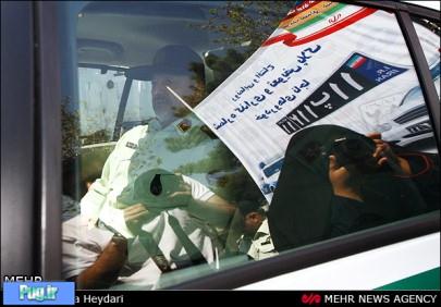 پلاک جدید خودروهای نیروی انتظامی/ عکس