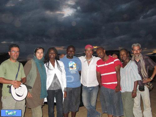  مهتاب کرامتی در آفریقا