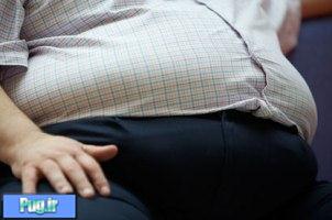 خطر چاقی شکمی برای مردان  