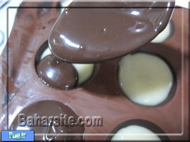 این شکلات های زیبا را در منزتان درست کنید