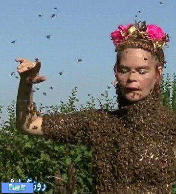 این زن ملکه زنبور هاست 