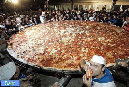 بزرگترين پيتزا جهان