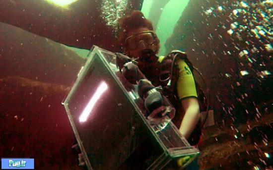 عکاسی از زیر آب با یک دستگاه اسکنر! 