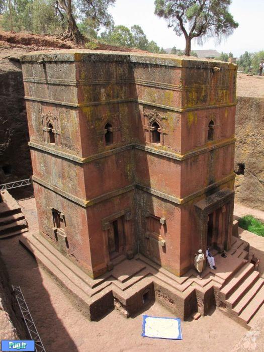 یک کلیسای غیر عادی در اتیوپی 