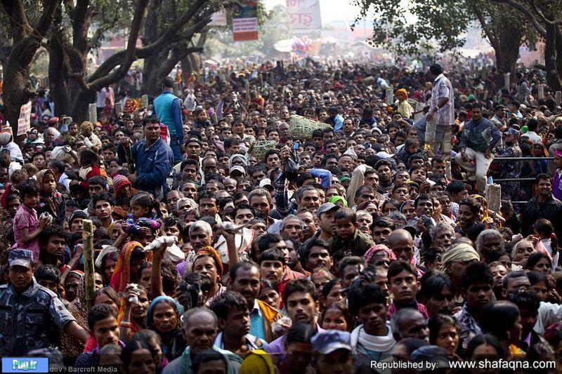 تصاویر عجیب از کشتار 300000 بوفالو برای خوشایند خدای هندو