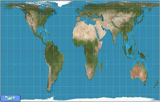 نقشه کره‌ زمین با واقعیت تفاوت دارد!