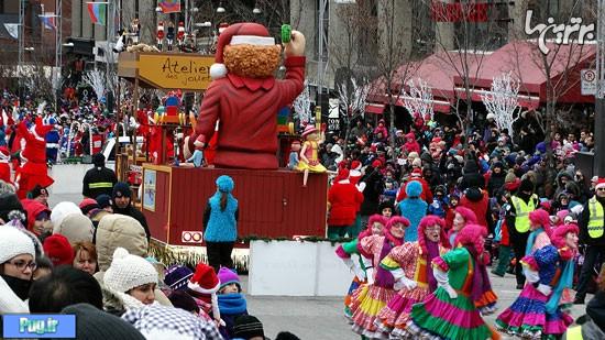 رژه بابانوئل‌ها در مونترال