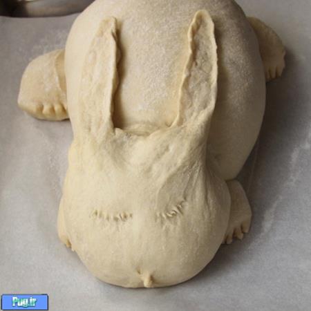 نان به شکل خرگوش 