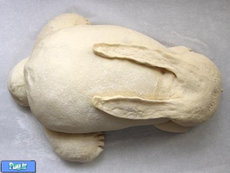 نان به شکل خرگوش 