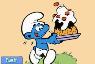 تزیین کیک دهکده اسمورف Smurf