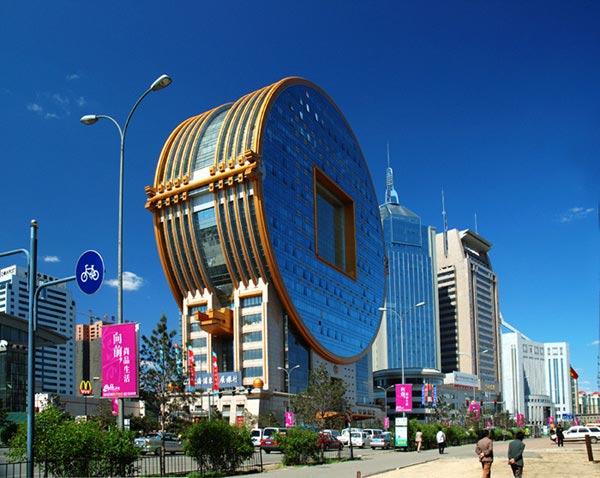 زشت ترین ساختمان جهان در چین + تصویر