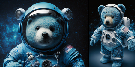خرس های تدی فضانورد 