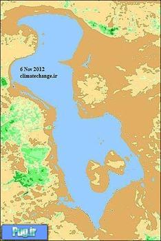 خطر دو قسمت شدن دریاچه ارومیه 